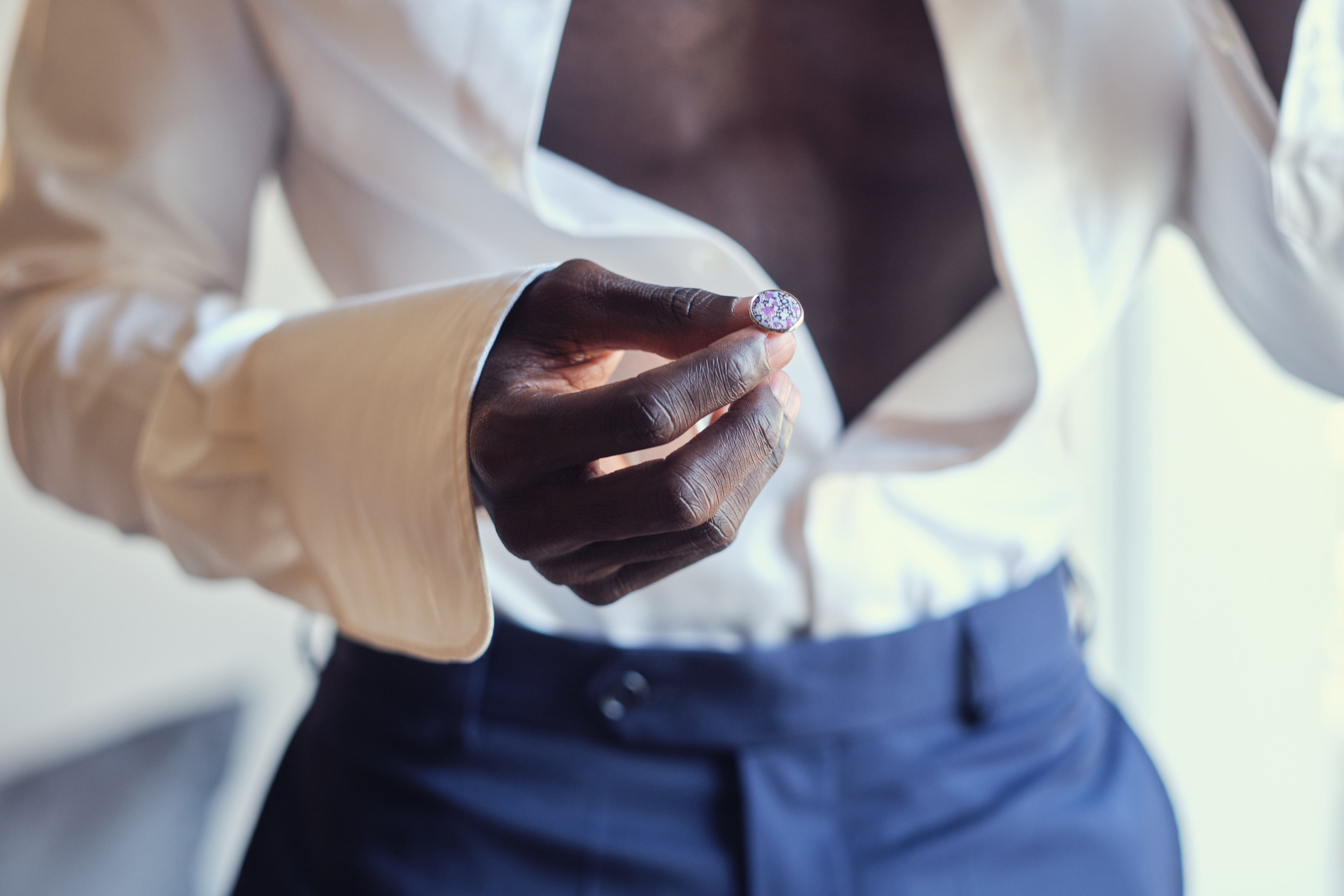 Refined menswear detail
